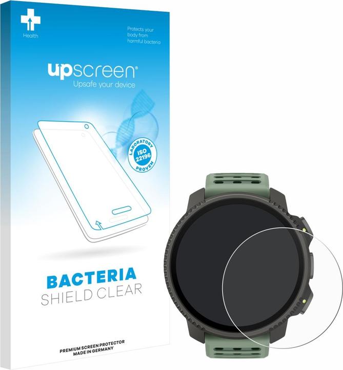 upscreen Schutzfolie für Suunto Vertical 2 Displayschutz Displayschutzfolie Folie Klar antibakteriell