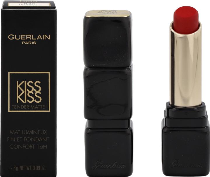 Actual product image Guerlain KissLips Tender Matte No 940 (940 My Rouge)