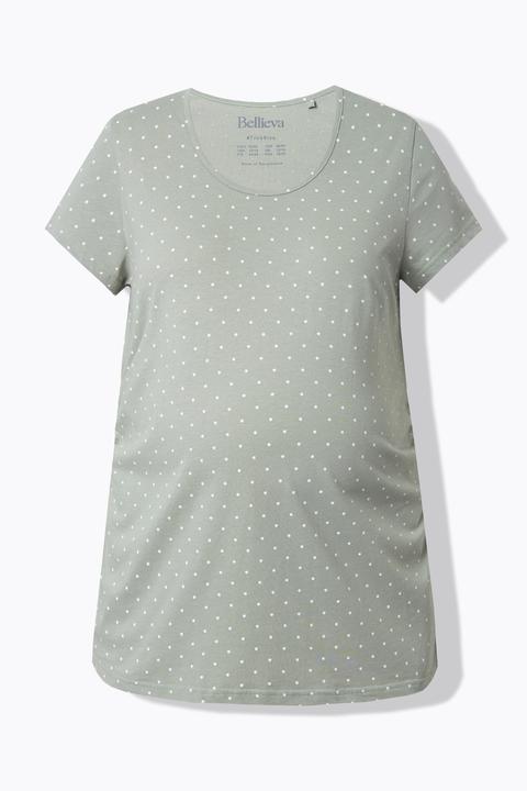 Produktbild Ulla Popken Bellieva-T-Shirts, 2er-Pack, Kurzarm, seitl. Raffung, GOTS (58)
