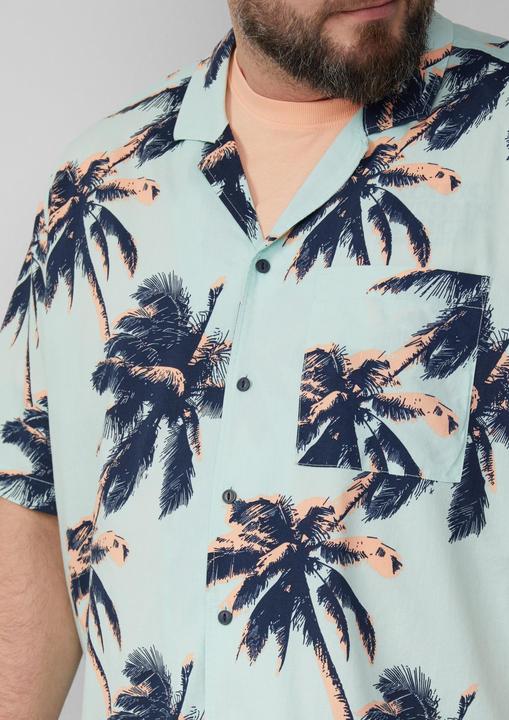 Produktbild S.Oliver Hemd Resort Fit: Kurzarmhemd aus Viskosemix (XXL)
