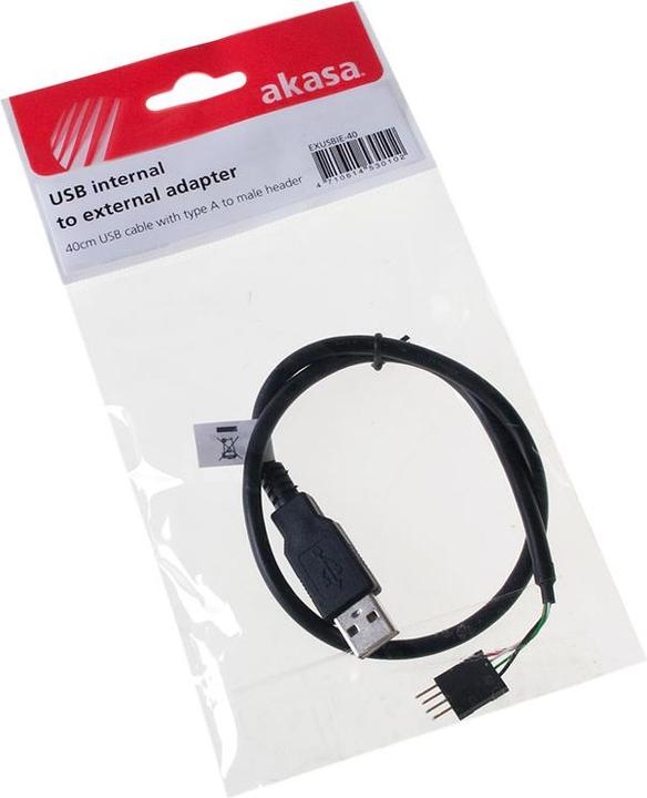 Produktbild Akasa Externes zu Internes USB Kabel (0.40 m)