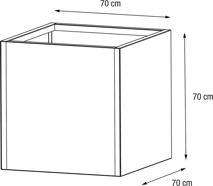 Produktbild Herstera Metal Planter Cube (70 cm)
