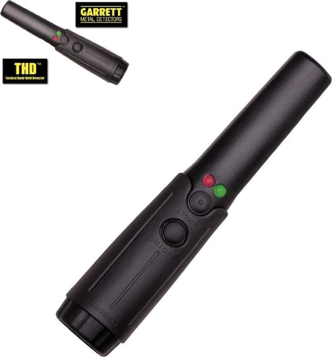 Actual product image Garrett THD visitatie hand metaaldetector scanner beveiliging