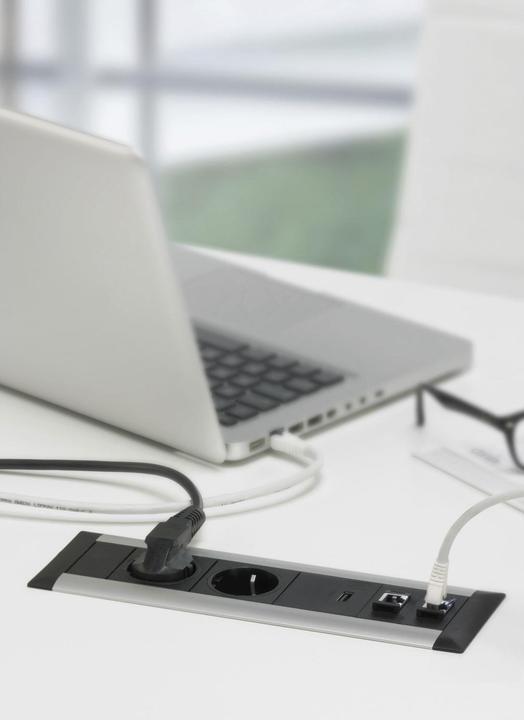 Actual product image Evoline Interchangeable module plate cable pull-out module (1 pcs.)