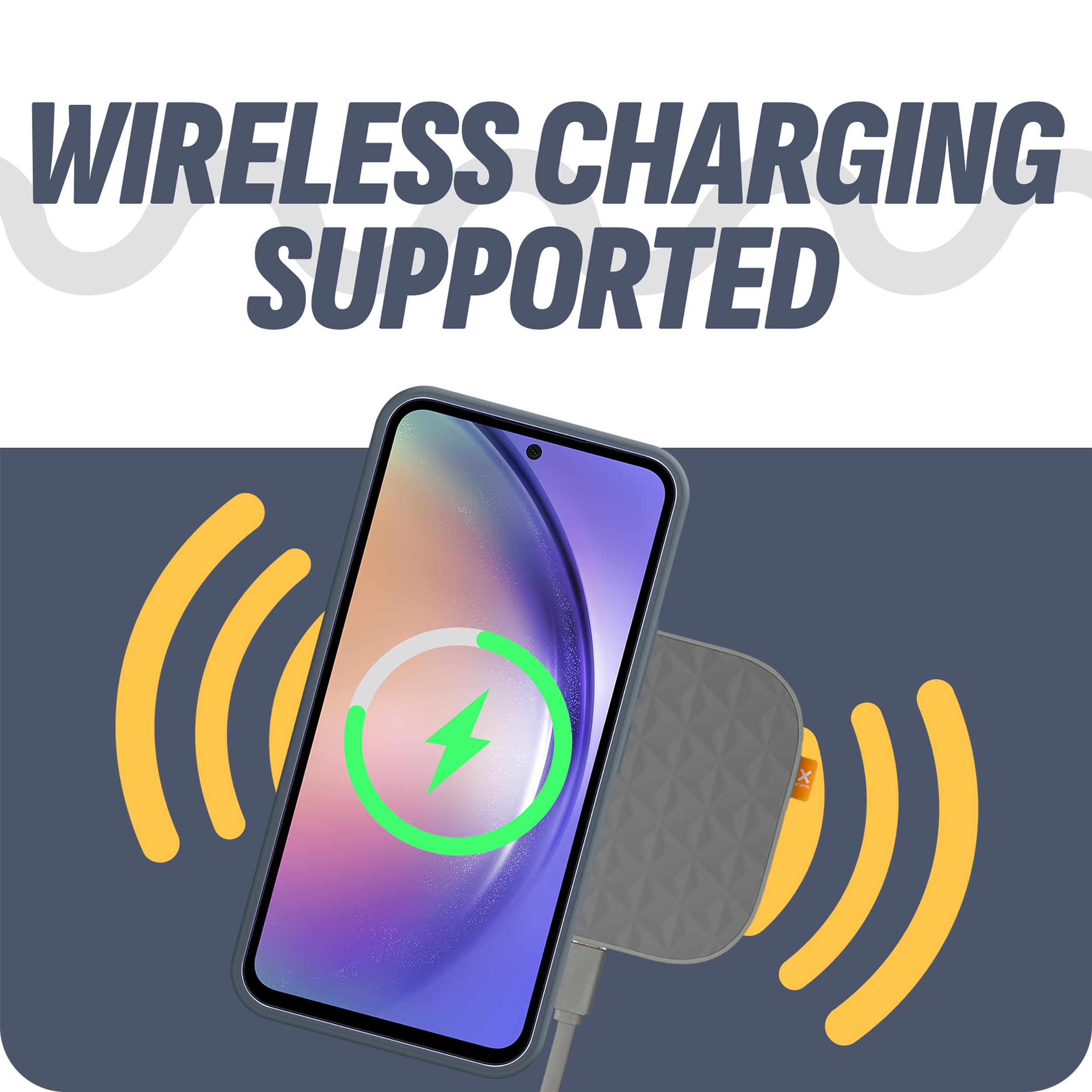 Thumbnail - Cazy Silikon Hülle Kompatibel mit Samsung Galaxy A54 - Soft TPU Schutz - (Samsung Galaxy A54 5G), Smartphone Hülle, Blau