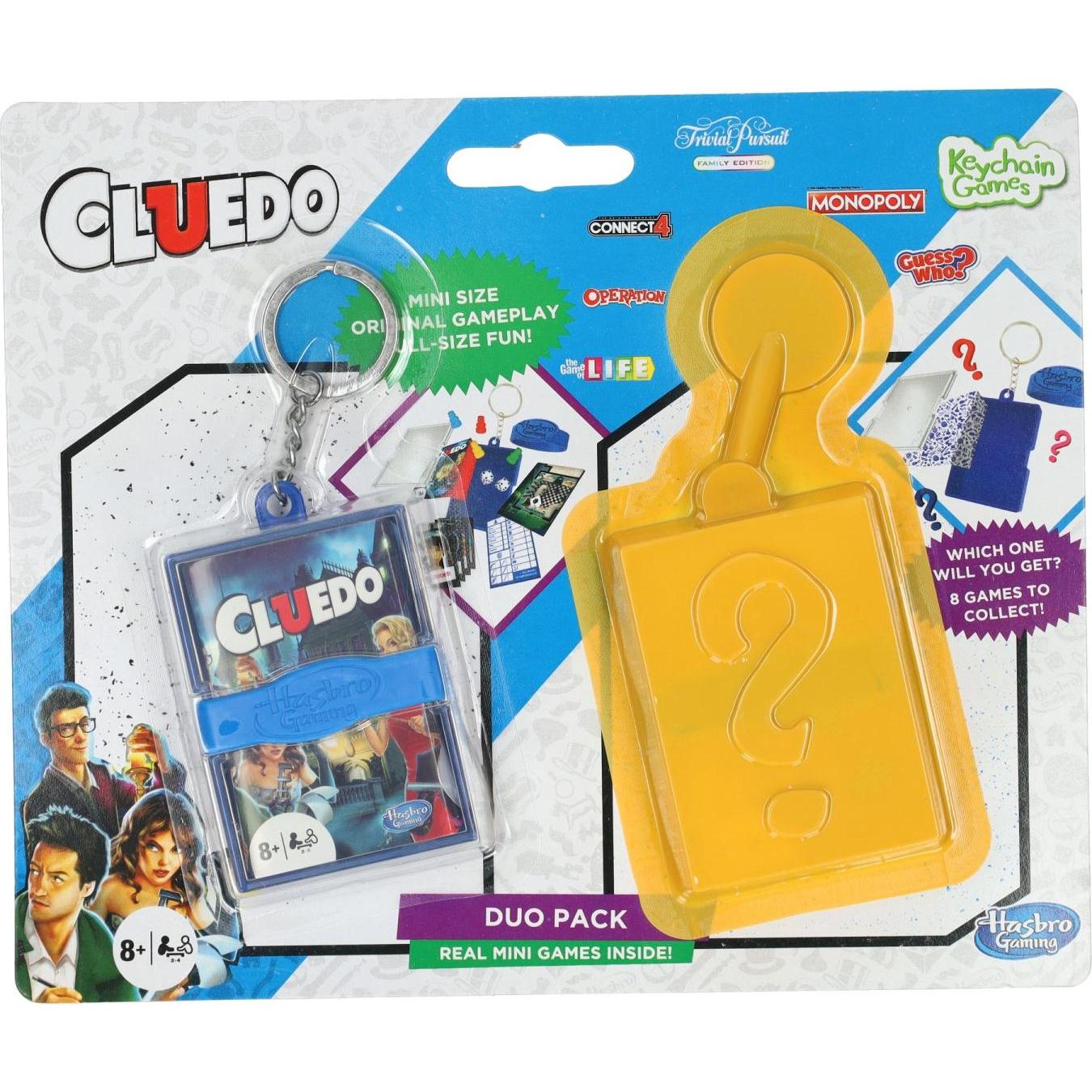 Hasbro, Bambine, Portachiavi, Mini-Spiel-Schlüsselanhänger-Hinweis