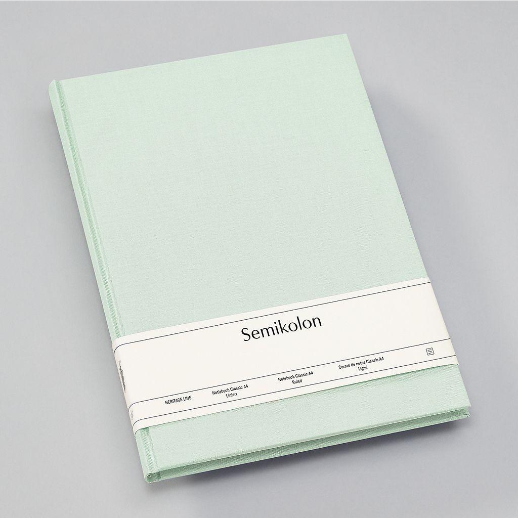Semikolon, Heft + Block, Classic (A4, Liniert, Harter Einband)