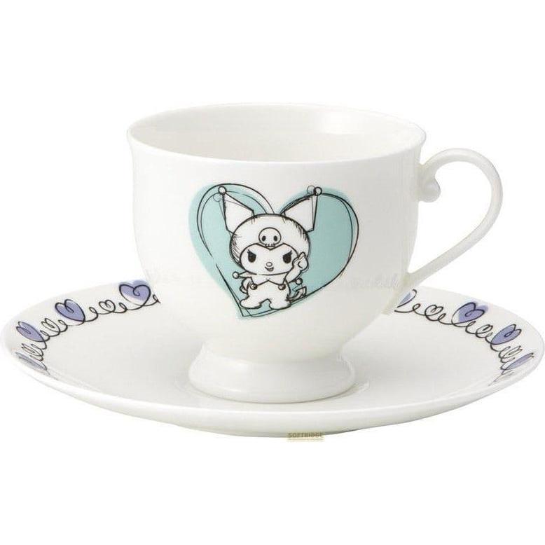 Studio Ghibli Sanrio Bone China Tasse und Teller Set Kuromi, Tazza