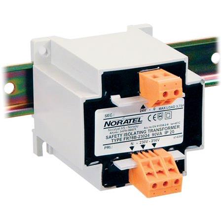Noratel Skilletransformer, primaer, 400 - 415 - 440V, sekundaer 230V, 90VA, 47-63Hz, LxBxH 85 x 79 x 1, Transformator