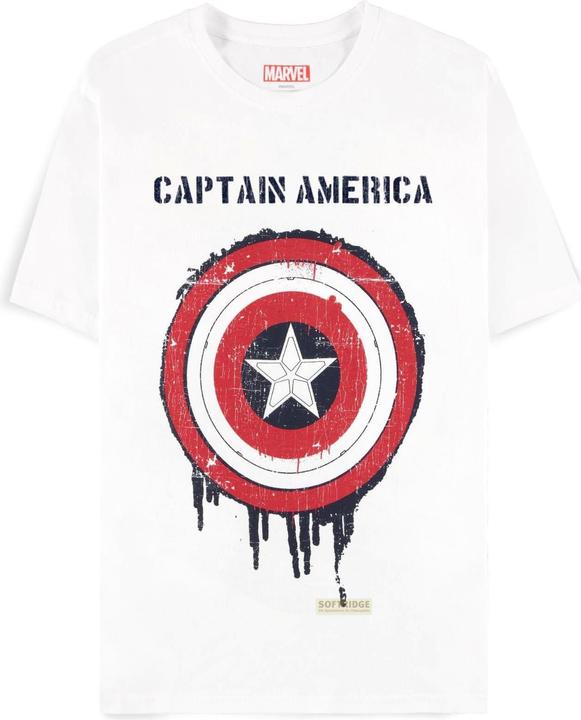 Produktbild Difuzed Captain America - Shield Men's Short Sleeved T-shirt - M (M)