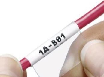 Produktbild Panduit S100X150VAC, 200 pc(s), White, Vinyl, Vinyl, 0.38 m, 25.4 mm