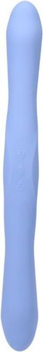 Actual product image Tryst Duet - Double Ended Vibrator with Wireless Remote - Periwinkle