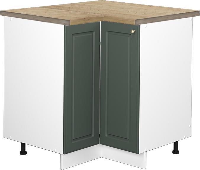 Grün, Grün-Gold Landhaus, Weiss