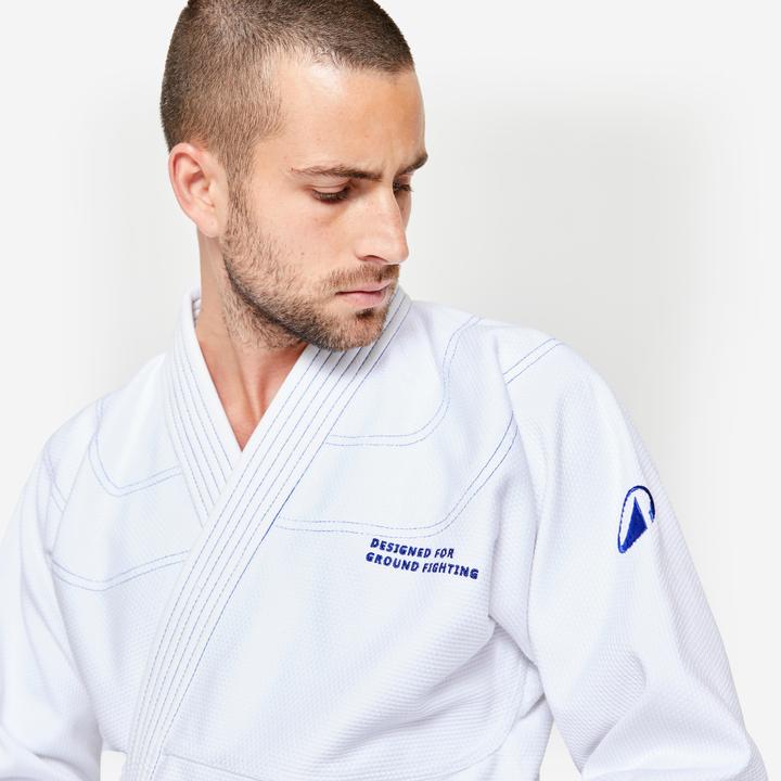 Produktbild Outshock Kimono Brasilianisches Jiu-Jitsu 450 g/m² - weiss (158, 164)