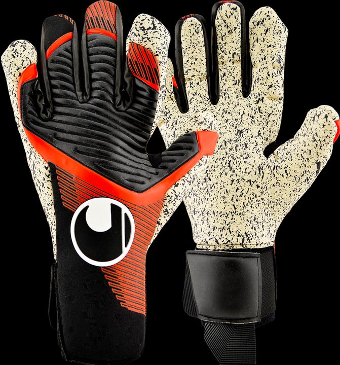 Produktbild Uhlsport Powerline Supergrip HN Torwarthandschuhe schwarz/rot/Weiss (7.5)