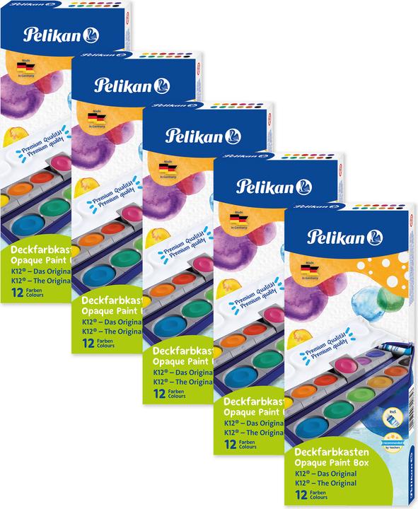 Actual product image Pelikan Opaque colour box K12 (49.50 ml)