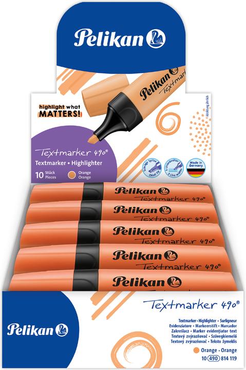 Image du produit Pelikan Surligneur 490 1-5mm orange (1 x)