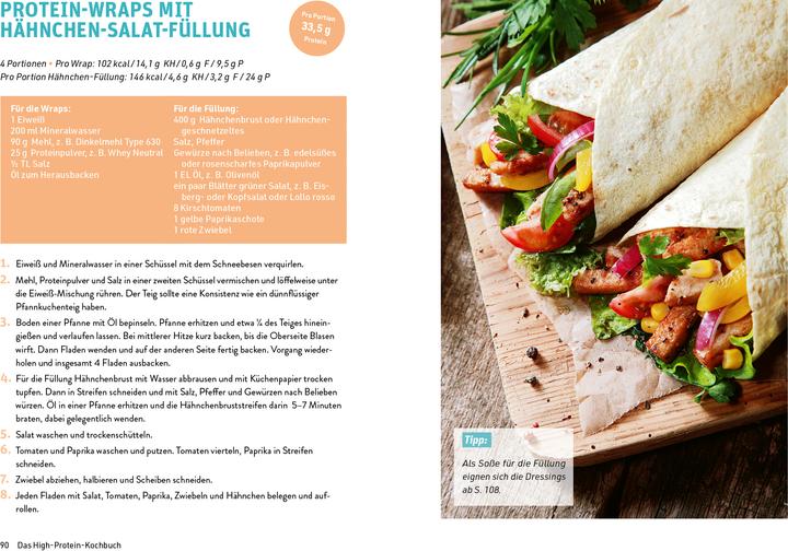 Actual product image Das High-Protein-Kochbuch (German, Veronica Pichl, 2022)