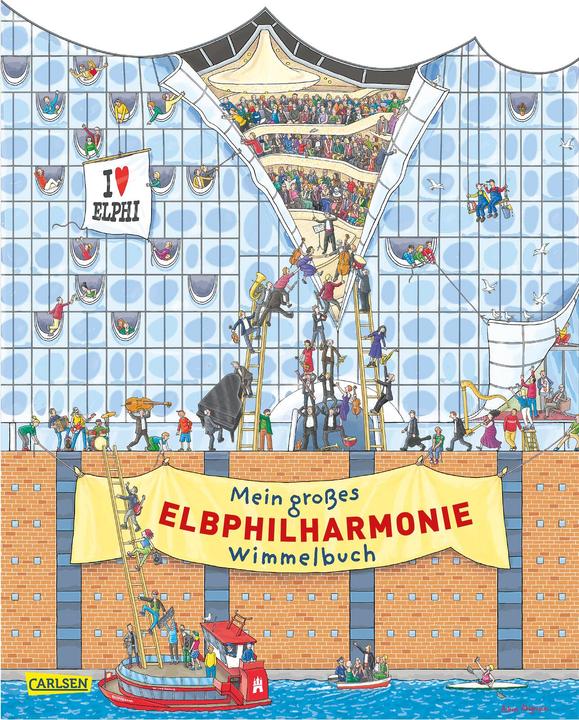 Produktbild Mein grosses Elbphilharmonie-Wimmelbuch (Deutsch, Achim Ahlgrimm, 2017)