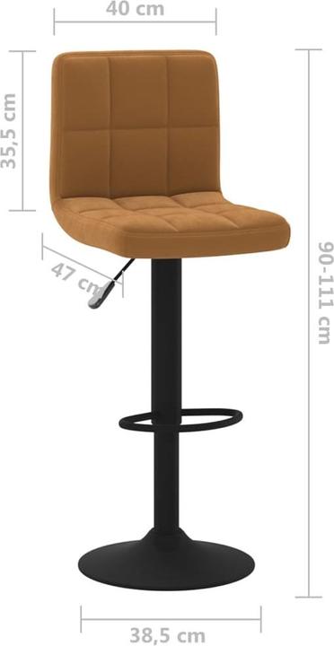 Actual product image vidaXL Barhocker