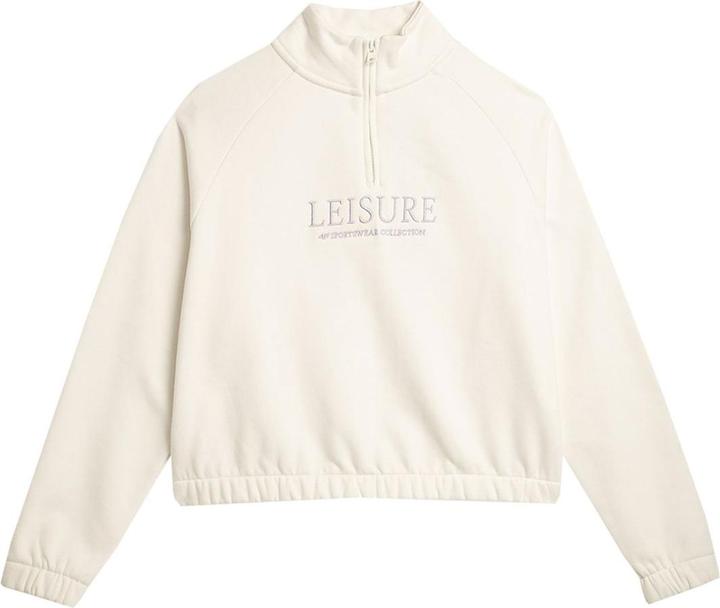 4F Damen Sweatshirt F0718 creme 4FAW23TSWSF0718 12F M (M)