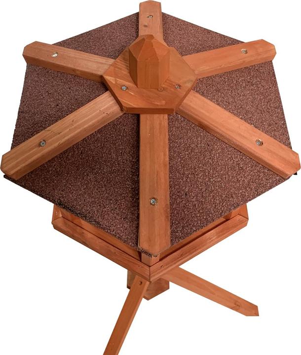 Produktbild Toboli Vogelfutterhaus 110cm mit Dreifuss Vogelhaus Vogelhäuschen Futterhaus
