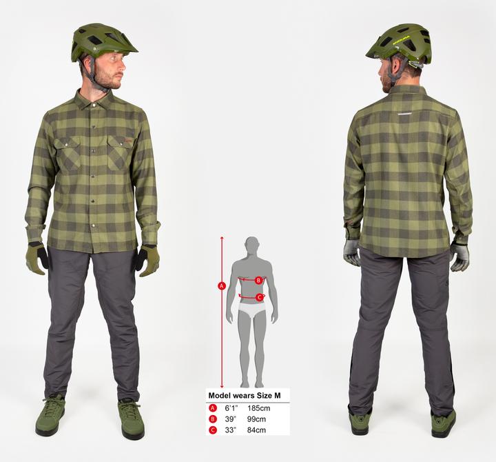 Actual product image Endura Hummvee flannel shirt (XXL)