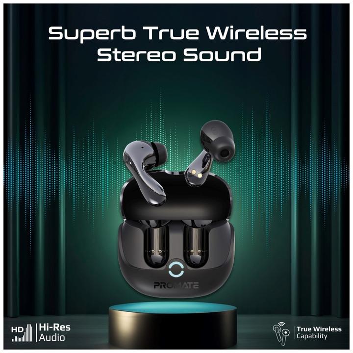 Actual product image ProMate Baton True Wireless ANC headphones (ANC, 6 h, Wireless)