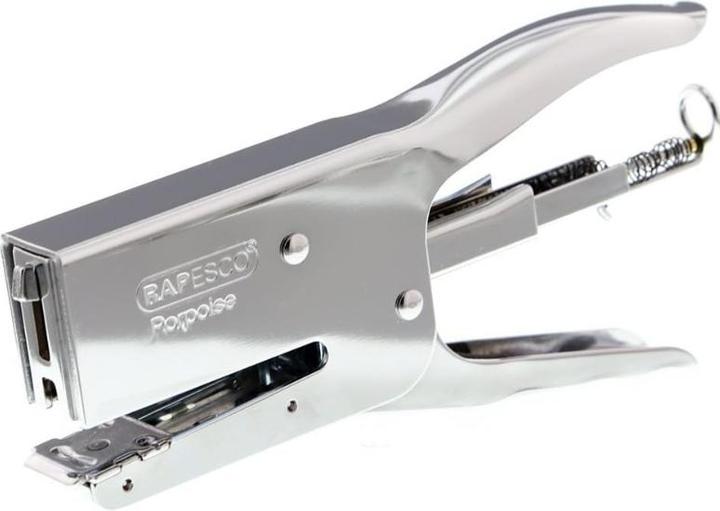 Actual product image Rapesco Stapler Porpoise Classic 50Sheet 24/6+26/6 chrome (50 Sheets)