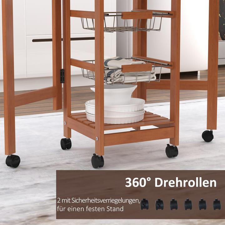Actual product image Homcom Kitchen trolley