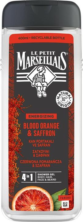 Productafbeelding Le Petit Marseillais 4In1 Voor Mannen Rood Sinaasappel & Saffraan 400ml (400 ml)
