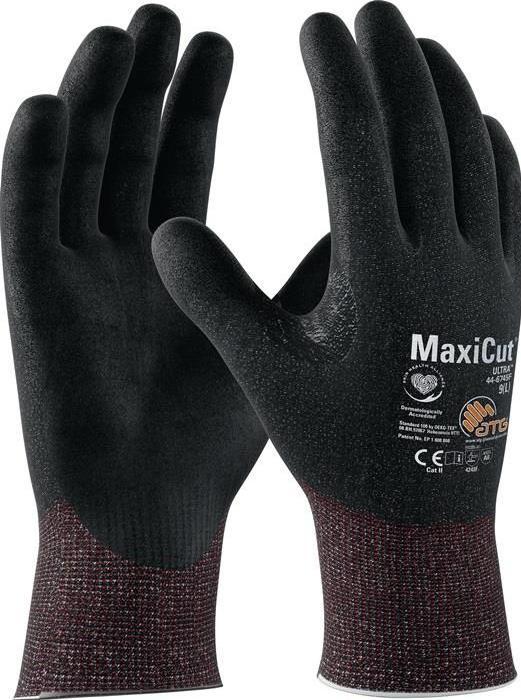 Produktbild ATG Schnittschutzhandschuhe MaxiCut® Ultra™ 44-6745F Grösse 9 schwarz/schwarz EN 388 PSA-Kategorie II (9)