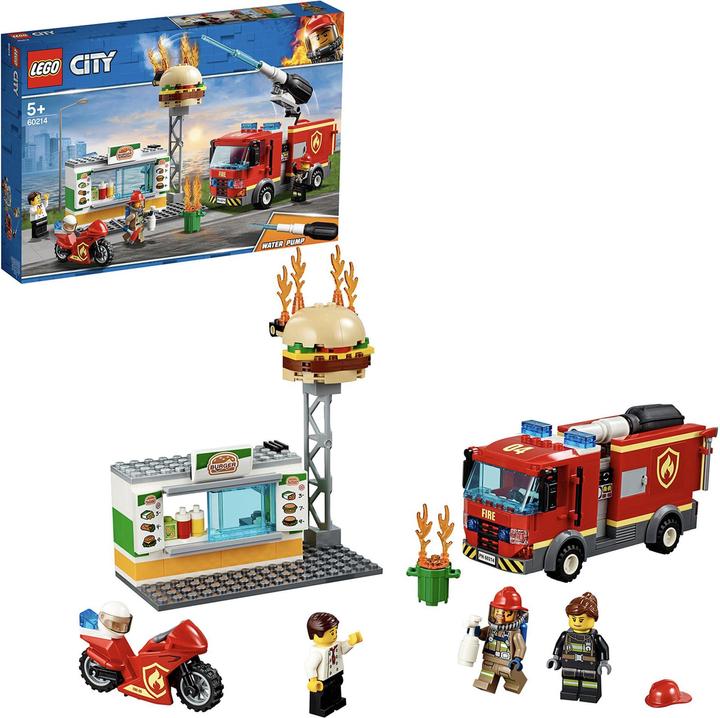 Produktbild LEGO Feuerwehreinsatz im Burger-Restaurant (60214, LEGO City)
