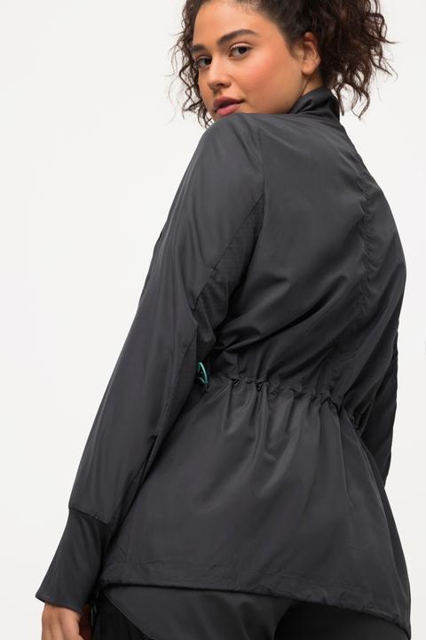 Image du produit Ulla Popken Veste légère HYPAR à col montant et cordon coulissant, matière recyclée (42, 44)