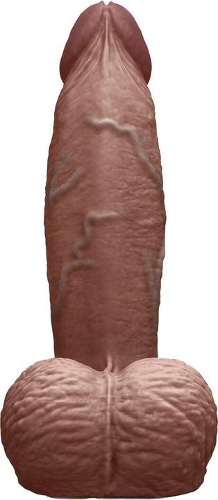 Produktbild Earthly Body Slipskin Realistic Silicone Dildo 6 Inch Girthy Brown