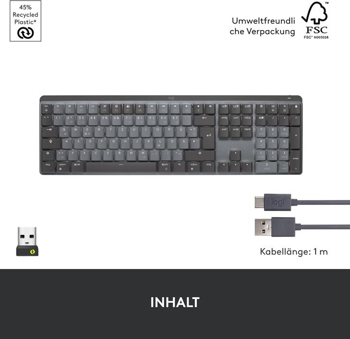 Actual product image Logitech MX Mechanical (Germany, Wireless)