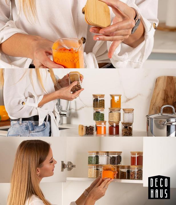 Actual product image Deco haus Spice jars (0.16 l)