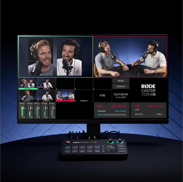 Image du produit RØDE RØDECaster Video S (Studio et mixeur live)