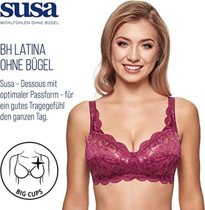 Image du produit Susa Soutien-gorge sans armatures en dentelle élastique (75 D)