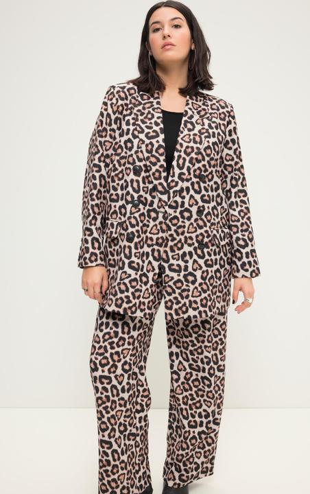 Actual product image Studio Untold Double Breasted Leopard Print Blazer (54, 56)
