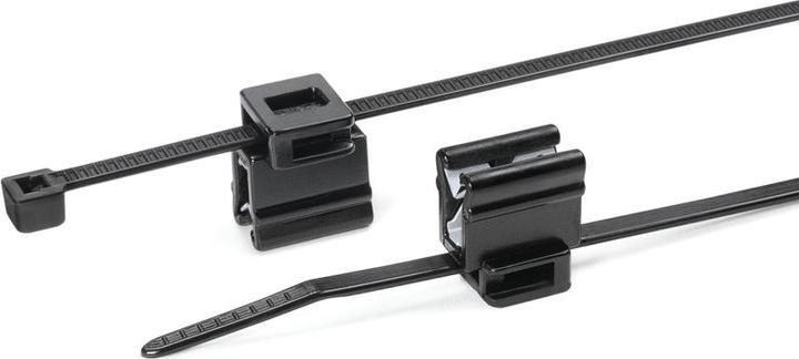 Actual product image HellermannTyton T30REC4B-PA66HS/PA66HIRHS-BK (500) Cable tie 150x3,5mm 150-76080 (Plastic cable ties, 150 mm, 500 pcs.)