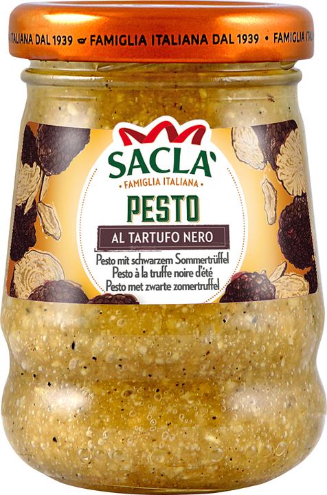 Actual product image Sacla Pesto al Tartufo Nero (198 g)