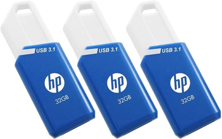 HP x755w 32GB USB 3.1 Flash Drive 3-Pack (P) (32 GB, USB-A)