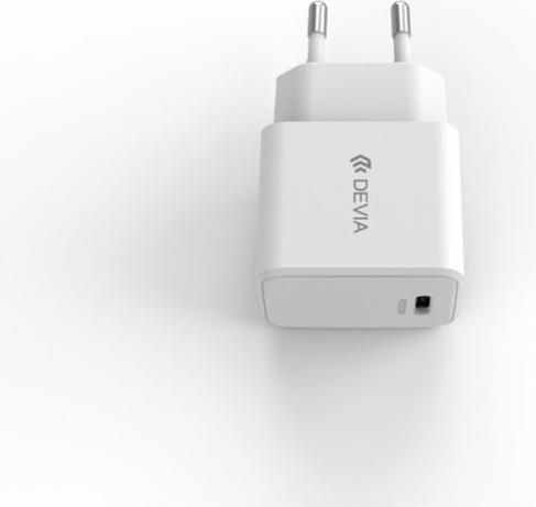 Image du produit Devia chargeur mural GRS EA457 GaN PD 30W 1x USB-C blanc (30 W, 1 portion)