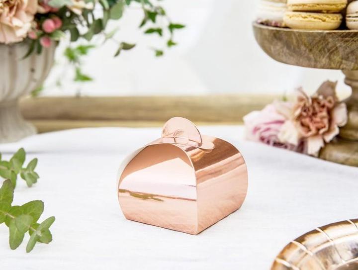 Produktbild Partydeco Geschenkschachteln Rose gold (10 Stk.)