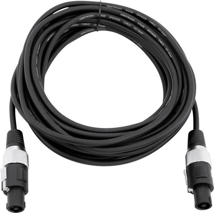 Actual product image Omnitronic Speaker cable Speaker 2x1,5 10m sw (10 m, 2 mm²)