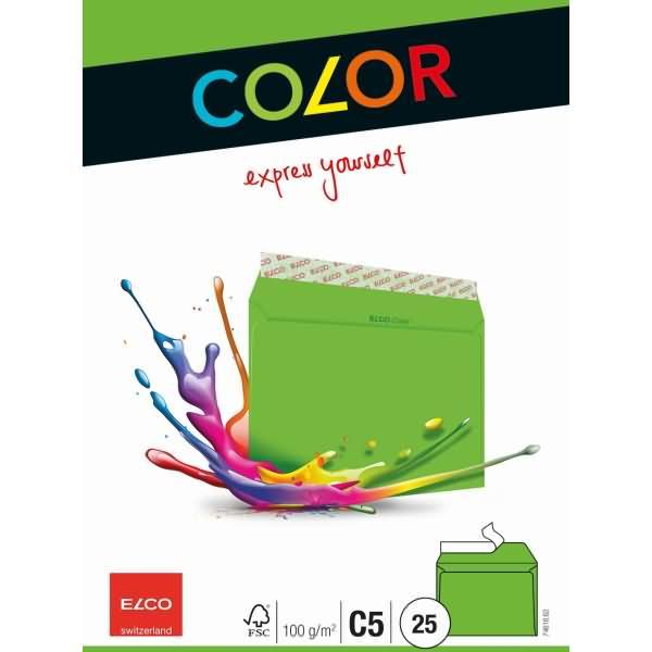 Produktbild Elco Couvert Color, ohne Fenster (C5, 25 x)