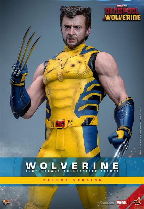 Actual product image Hot Toys Deadpool & Wolverine Movie Masterpiece figurine 1/6 Wolverine (Deluxe Version) 31 cm