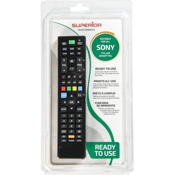 Thumbnail - Superior SUPTRB005 (Gerätespezifische Fernbedienung, Infrarot), Fernbedienung, Schwarz