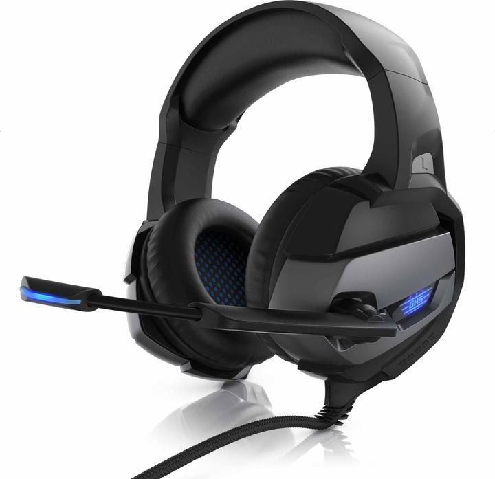 Produktbild CSL Gaming Headset "GHS-221" mit Mikrofon & AUX, Gamingheadset geeignet für PC/ PS4/ PS4 Pro (Kabelgebunden)